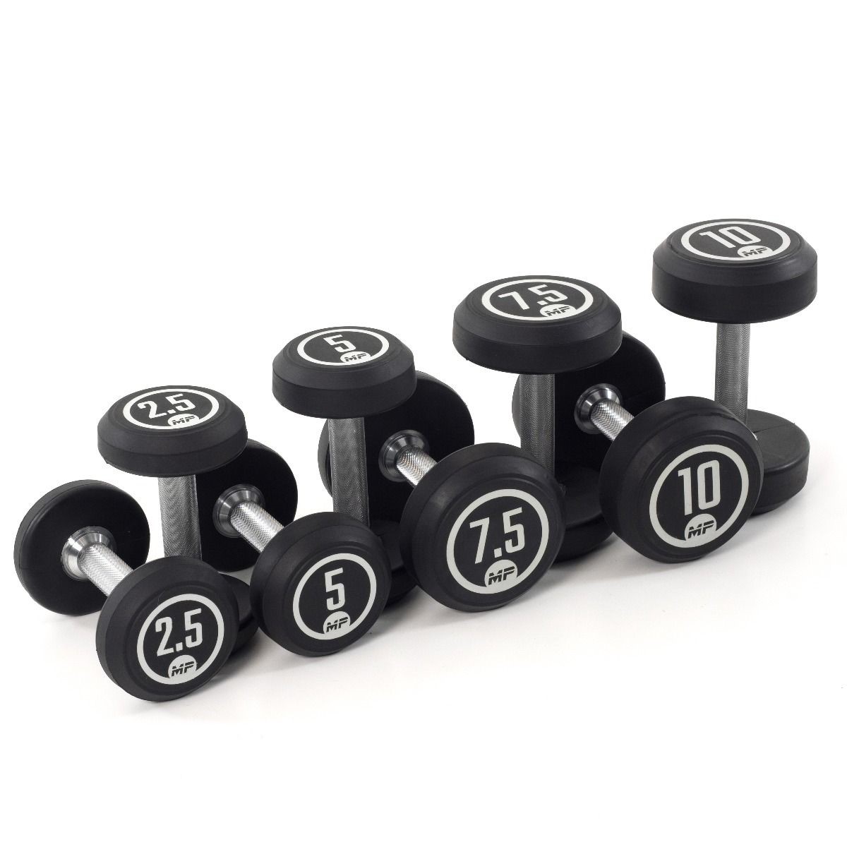 Aanvankelijk ervaring lichten Muscle Power Dumbbell - 2,5 - 10 kg - set van 8 | Online kopen via  Fitness-webshop.com