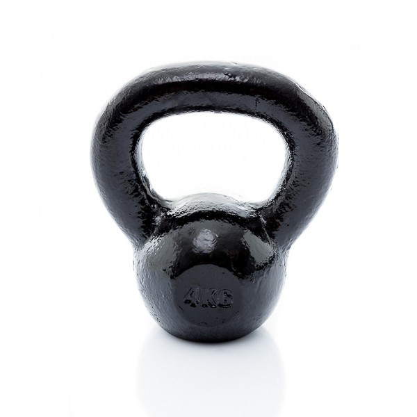 krijgen een keer Gezond Muscle Power Gietijzeren Kettlebell - Zwart - 4 kg | Online kopen via  Fitness-webshop.com